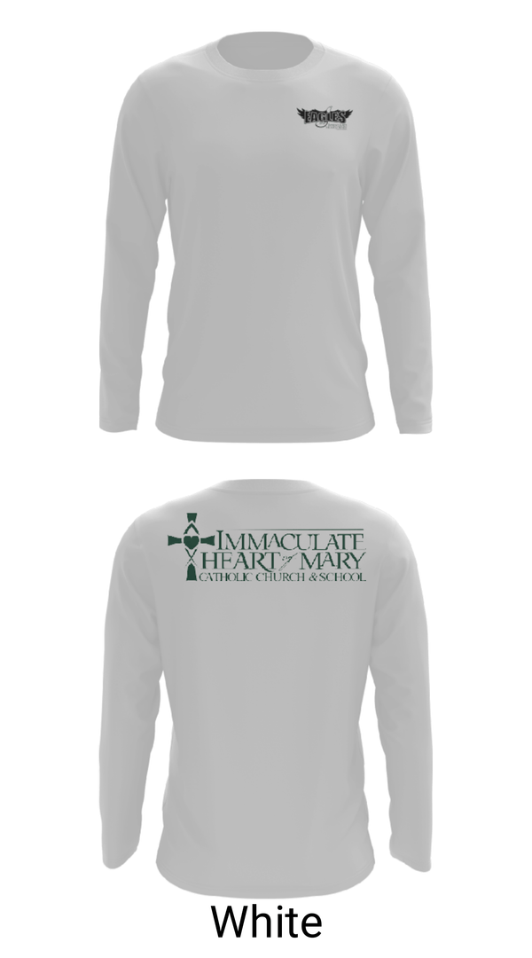 Long Sleeve Performance Shirt, Immaculate Heart Of Mary School, Spirit Store, Teamtime, Team time, sublimation, custom sports apparel, team uniforms, spirit wear, spiritwear, sports uniforms, custom shirts, team store, custom team store, fundraiser sports, apparel fundraiser