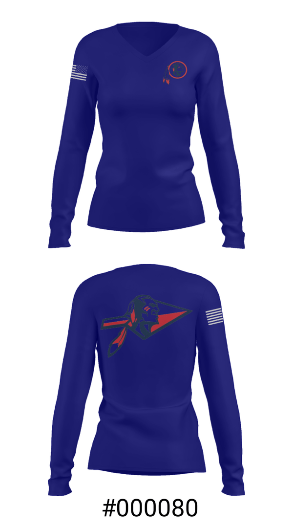 Women's Long Sleeve Vneck Shirt, South Jones High School Tennis, Tennis, Teamtime, Team time, sublimation, custom sports apparel, team uniforms, spirit wear, spiritwear, sports uniforms, custom shirts, team store, custom team store, fundraiser sports, apparel fundraiser