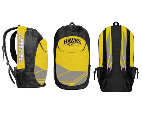 Gear Bag, Hazelwood Central High School Basketball, Women's Basketball, Teamtime, Team time, sublimation, custom sports apparel, team uniforms, spirit wear, spiritwear, sports uniforms, custom shirts, team store, custom team store, fundraiser sports, apparel fundraiser