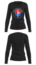 USTKDC 33860343 Women's Long Sleeve V-neck Shirt - 31