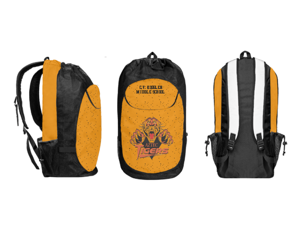 Gear Bag, C.V. Koogler Middle School, Spirit Store, Teamtime, Team time, sublimation, custom sports apparel, team uniforms, spirit wear, spiritwear, sports uniforms, custom shirts, team store, custom team store, fundraiser sports, apparel fundraiser