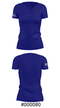 Weatherford Christian School Swimming 67732309 Women's Short Sleeve V-neck Shirt - 21