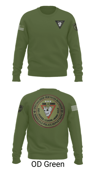 Crew Neck Sweatshirt, SSD, Police, Teamtime, Team time, sublimation, custom sports apparel, team uniforms, spirit wear, spiritwear, sports uniforms, custom shirts, team store, custom team store, fundraiser sports, apparel fundraiser