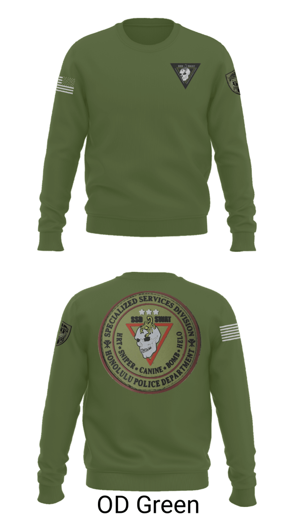 Crew Neck Sweatshirt, SSD, Police, Teamtime, Team time, sublimation, custom sports apparel, team uniforms, spirit wear, spiritwear, sports uniforms, custom shirts, team store, custom team store, fundraiser sports, apparel fundraiser
