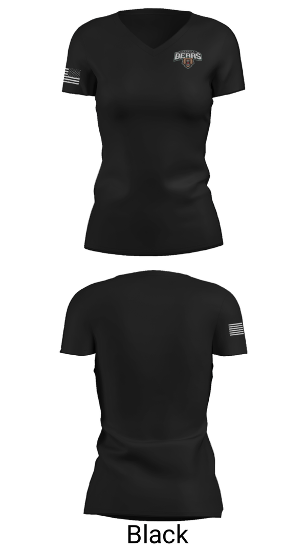 Women's Short Sleeve Vneck Shirt, Norwalk High School Wrestling, Wrestling, Teamtime, Team time, sublimation, custom sports apparel, team uniforms, spirit wear, spiritwear, sports uniforms, custom shirts, team store, custom team store, fundraiser sports, apparel fundraiser