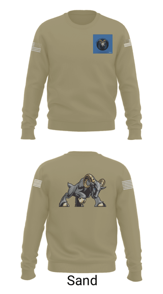 Crew Neck Sweatshirt, , Army, Teamtime, Team time, sublimation, custom sports apparel, team uniforms, spirit wear, spiritwear, sports uniforms, custom shirts, team store, custom team store, fundraiser sports, apparel fundraiser