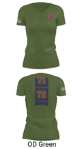 Vacaville fire 82363373 Women's Short Sleeve V-neck Shirt - 28
