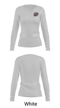 North Henderson High School Basketball 65486041 Women's Long Sleeve V-neck Shirt - 6