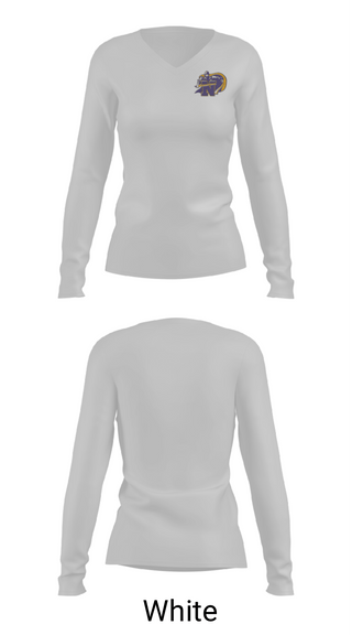 Women's Long Sleeve Vneck Shirt, North Henderson High School Basketball, Women's Basketball, Teamtime, Team time, sublimation, custom sports apparel, team uniforms, spirit wear, spiritwear, sports uniforms, custom shirts, team store, custom team store, fundraiser sports, apparel fundraiser