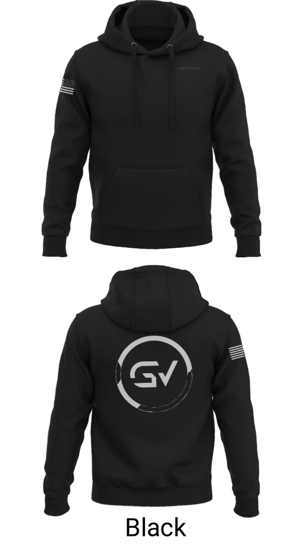 Hoodie, Gainz-ville Training Facility, , Teamtime, Team time, sublimation, custom sports apparel, team uniforms, spirit wear, spiritwear, sports uniforms, custom shirts, team store, custom team store, fundraiser sports, apparel fundraiser