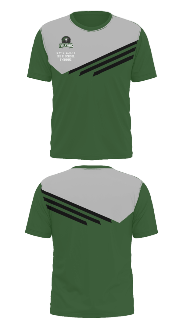 Short Sleeve Performance Shirt, River Valley High School Swimming, Swimming, Teamtime, Team time, sublimation, custom sports apparel, team uniforms, spirit wear, spiritwear, sports uniforms, custom shirts, team store, custom team store, fundraiser sports, apparel fundraiser