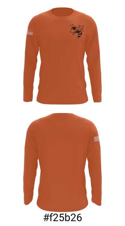 Mount Vernon High School Bowling 26738108 Long Sleeve Performance Shirt - 18