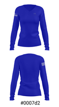 JDouglas Barker - MEDIA 58844866 Women's Long Sleeve V-neck Shirt - 20