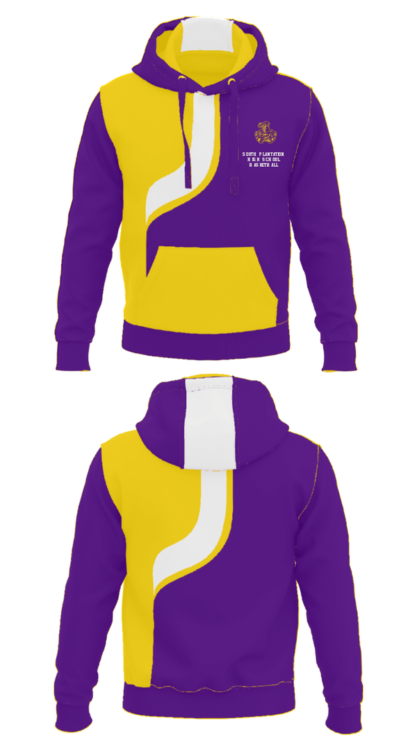 Hoodie, South Plantation High School Basketball, Women's Basketball, Teamtime, Team time, sublimation, custom sports apparel, team uniforms, spirit wear, spiritwear, sports uniforms, custom shirts, team store, custom team store, fundraiser sports, apparel fundraiser