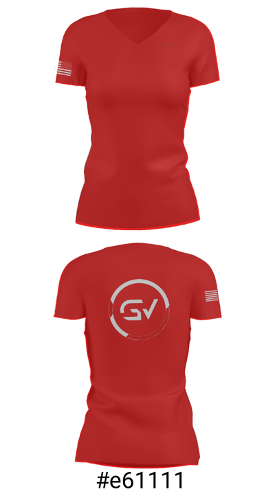 Gainz-ville Training Facility 914638 Women's Short Sleeve V-neck Shirt - 21