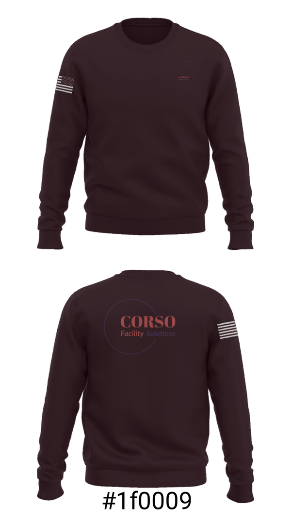 Crew Neck Sweatshirt, Corso Air Services, , Teamtime, Team time, sublimation, custom sports apparel, team uniforms, spirit wear, spiritwear, sports uniforms, custom shirts, team store, custom team store, fundraiser sports, apparel fundraiser