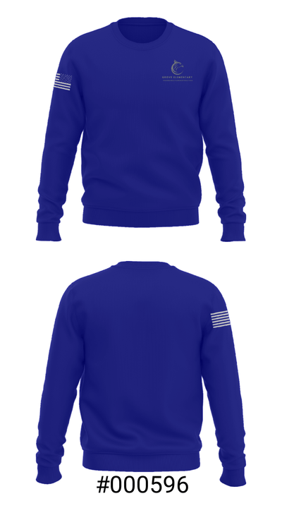 Grove Elementary School 74283709 Crew Neck Sweatshirt - 16