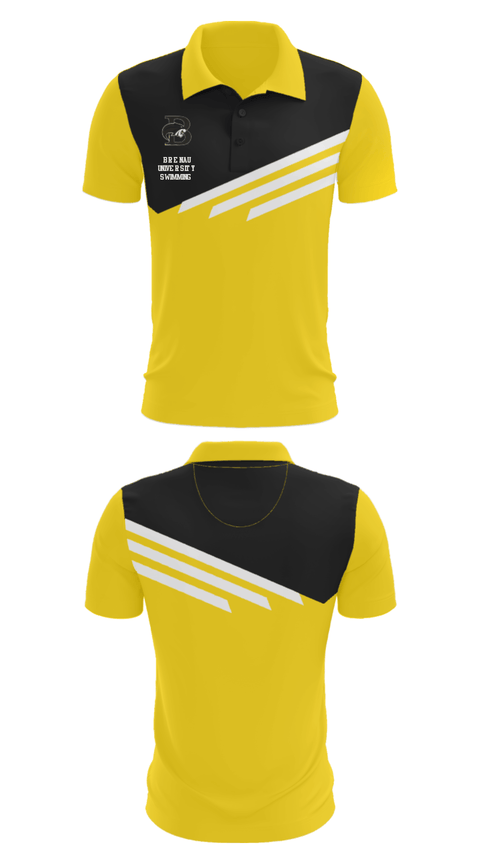 Short Sleeve Performance Polo, Brenau University Swimming, Swimming, Teamtime, Team time, sublimation, custom sports apparel, team uniforms, spirit wear, spiritwear, sports uniforms, custom shirts, team store, custom team store, fundraiser sports, apparel fundraiser