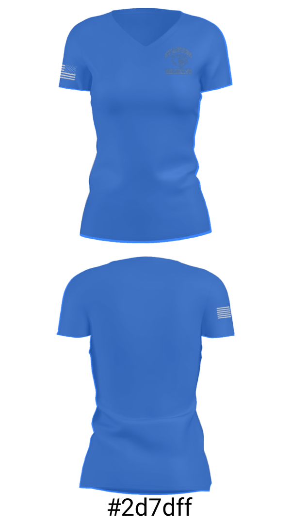 Women's Short Sleeve Vneck Shirt, E.B. Holman Elementary School, Spirit Store, Teamtime, Team time, sublimation, custom sports apparel, team uniforms, spirit wear, spiritwear, sports uniforms, custom shirts, team store, custom team store, fundraiser sports, apparel fundraiser
