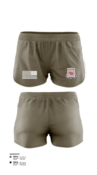 Women's Shorts, Weed and Powder, Army, Teamtime, Team time, sublimation, custom sports apparel, team uniforms, spirit wear, spiritwear, sports uniforms, custom shirts, team store, custom team store, fundraiser sports, apparel fundraiser