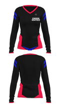 Kingdom Graphics 79701887 Women's Long Sleeve V-neck Shirt - 27