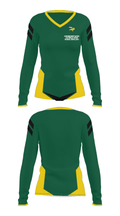 Archbishop Wood Catholic High School Bowling 68750903 Women's Long Sleeve V-neck Shirt - 29