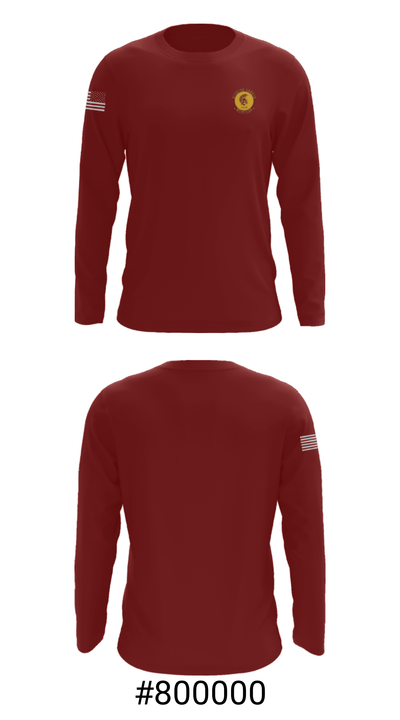 Stanton County High School Wrestling 3993348 Long Sleeve Performance Shirt - 18