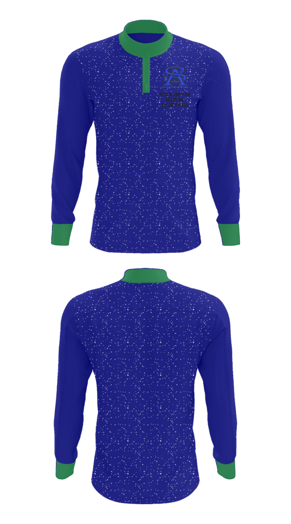 Quarter Zip Jacket, Southampton Academy Basketball, Men's Basketball, Teamtime, Team time, sublimation, custom sports apparel, team uniforms, spirit wear, spiritwear, sports uniforms, custom shirts, team store, custom team store, fundraiser sports, apparel fundraiser