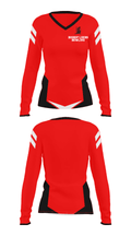 Bishop Luers Catholic High School Bowling 28626966 Women's Long Sleeve V-neck Shirt - 28