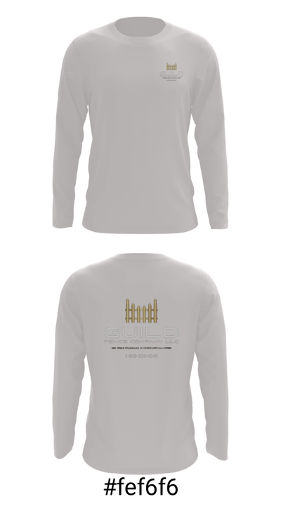 Guild fence company LLC 56569475 Long Sleeve Performance Shirt - 18