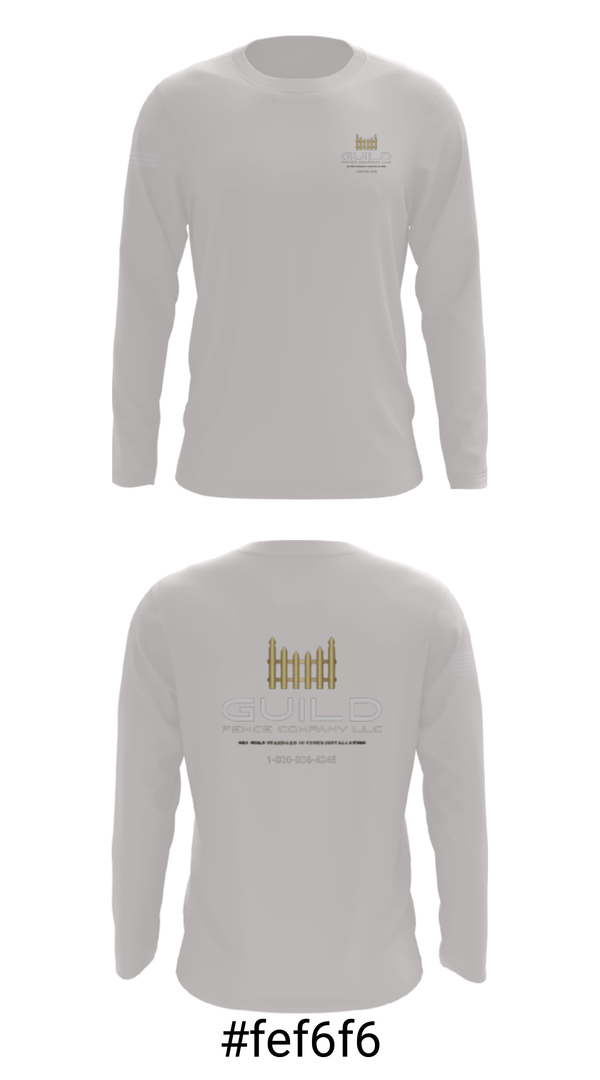 Long Sleeve Performance Shirt, Guild fence company LLC, , Teamtime, Team time, sublimation, custom sports apparel, team uniforms, spirit wear, spiritwear, sports uniforms, custom shirts, team store, custom team store, fundraiser sports, apparel fundraiser