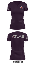 ATLAS 52779746 Women's Short Sleeve V-neck Shirt - 4