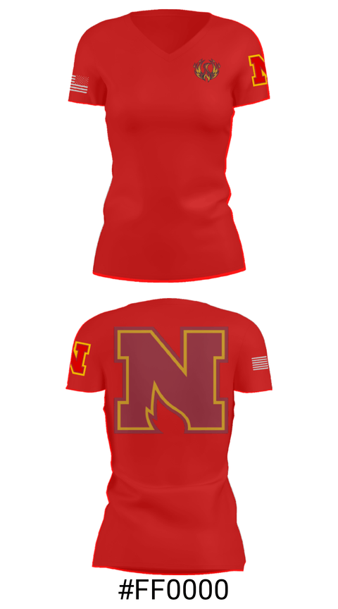 Women's Short Sleeve Vneck Shirt, Northgate Senior High School Basketball, Men's Basketball, Teamtime, Team time, sublimation, custom sports apparel, team uniforms, spirit wear, spiritwear, sports uniforms, custom shirts, team store, custom team store, fundraiser sports, apparel fundraiser