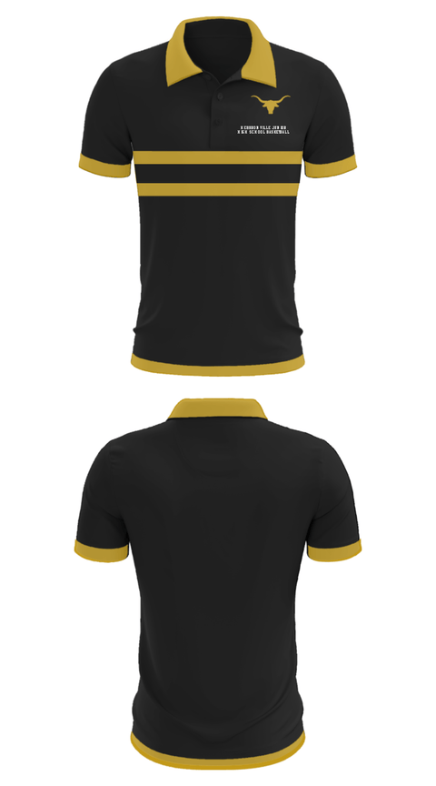 Short Sleeve Performance Polo, Hebbronville Junior High School Basketball, Women's Basketball, Teamtime, Team time, sublimation, custom sports apparel, team uniforms, spirit wear, spiritwear, sports uniforms, custom shirts, team store, custom team store, fundraiser sports, apparel fundraiser