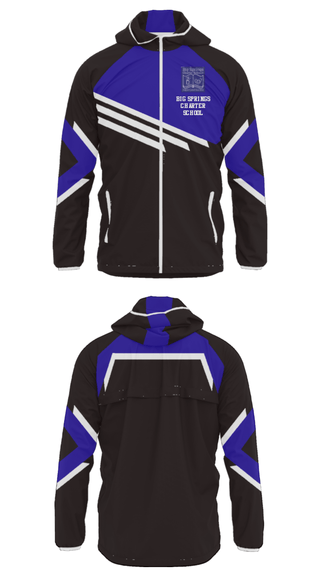Windbreaker, Big Springs Charter School, Spirit Store, Teamtime, Team time, sublimation, custom sports apparel, team uniforms, spirit wear, spiritwear, sports uniforms, custom shirts, team store, custom team store, fundraiser sports, apparel fundraiser