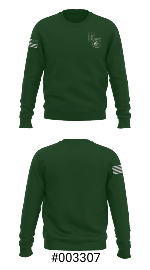 Crew Neck Sweatshirt, East Chambers Elementary, Spirit Store, Teamtime, Team time, sublimation, custom sports apparel, team uniforms, spirit wear, spiritwear, sports uniforms, custom shirts, team store, custom team store, fundraiser sports, apparel fundraiser