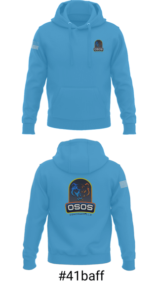 Hoodie, OSOS CONCRETE LLC, , Teamtime, Team time, sublimation, custom sports apparel, team uniforms, spirit wear, spiritwear, sports uniforms, custom shirts, team store, custom team store, fundraiser sports, apparel fundraiser