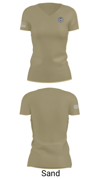 Women's Short Sleeve Vneck Shirt, , Army, Teamtime, Team time, sublimation, custom sports apparel, team uniforms, spirit wear, spiritwear, sports uniforms, custom shirts, team store, custom team store, fundraiser sports, apparel fundraiser