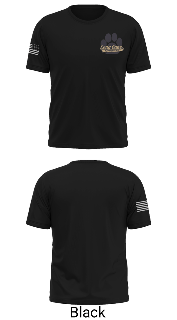 Short Sleeve Performance Shirt, Long Cane Middle School, Spirit Store, Teamtime, Team time, sublimation, custom sports apparel, team uniforms, spirit wear, spiritwear, sports uniforms, custom shirts, team store, custom team store, fundraiser sports, apparel fundraiser
