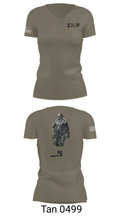 3rd SF Group 78049709 Women's Short Sleeve V-neck Shirt - 36