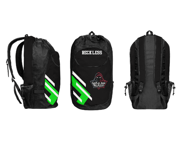 Gear Bag, Reckless, Football, Teamtime, Team time, sublimation, custom sports apparel, team uniforms, spirit wear, spiritwear, sports uniforms, custom shirts, team store, custom team store, fundraiser sports, apparel fundraiser
