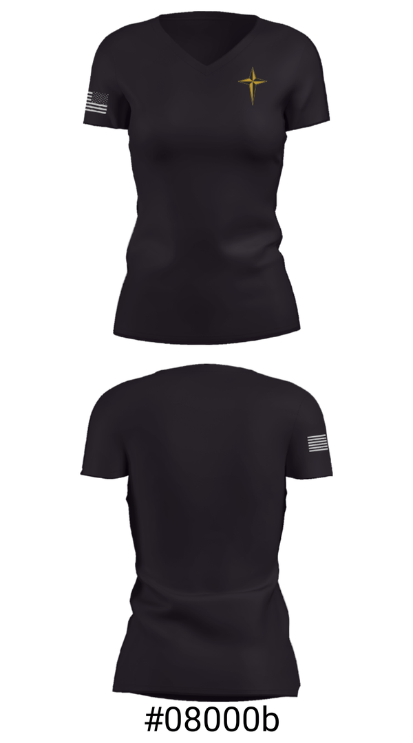 Women's Short Sleeve Vneck Shirt, Starmont Middle School Basketball, Women's Basketball, Teamtime, Team time, sublimation, custom sports apparel, team uniforms, spirit wear, spiritwear, sports uniforms, custom shirts, team store, custom team store, fundraiser sports, apparel fundraiser
