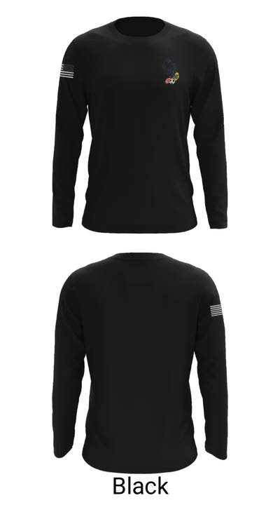 New Martinsville Junior Sports 82171066 Long Sleeve Performance Shirt - 11