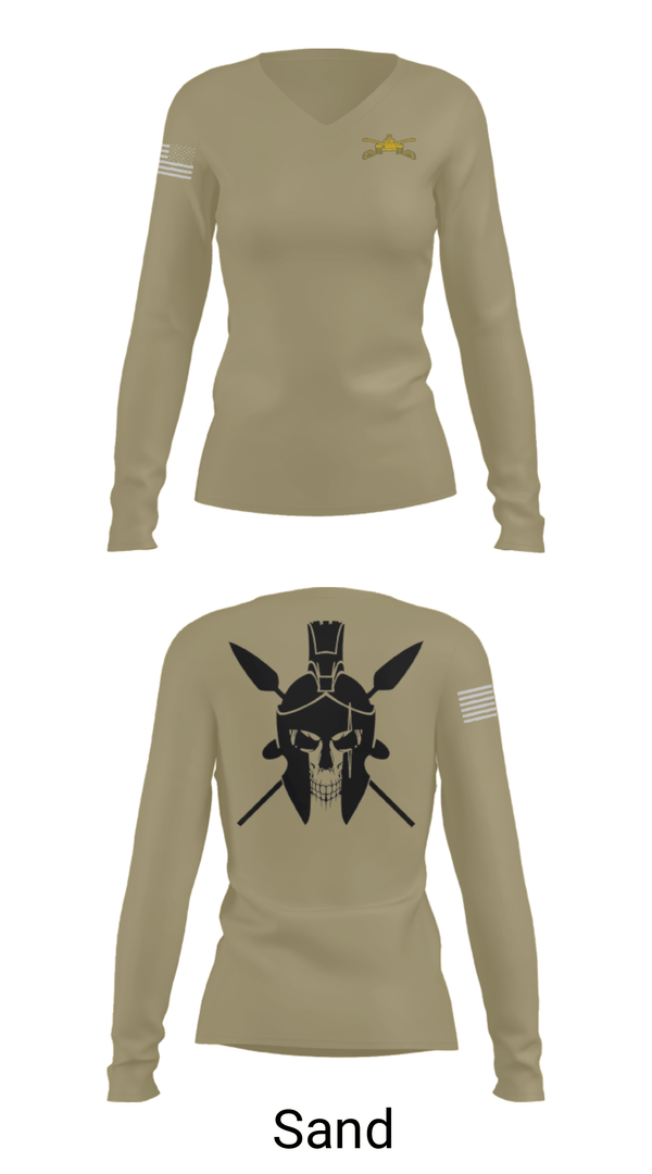 Women's Long Sleeve Vneck Shirt, Centurions, Army, Teamtime, Team time, sublimation, custom sports apparel, team uniforms, spirit wear, spiritwear, sports uniforms, custom shirts, team store, custom team store, fundraiser sports, apparel fundraiser