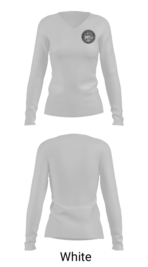 Women's Long Sleeve Vneck Shirt, Louisville Combat Academy Wrestling, Wrestling, Teamtime, Team time, sublimation, custom sports apparel, team uniforms, spirit wear, spiritwear, sports uniforms, custom shirts, team store, custom team store, fundraiser sports, apparel fundraiser