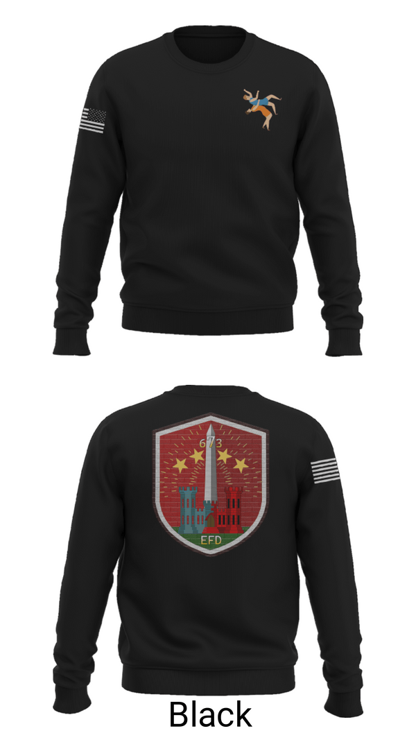 Crew Neck Sweatshirt, 673 EFD Vs. 134 FEST, Army, Teamtime, Team time, sublimation, custom sports apparel, team uniforms, spirit wear, spiritwear, sports uniforms, custom shirts, team store, custom team store, fundraiser sports, apparel fundraiser