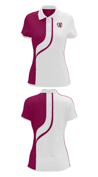 Women's Short Sleeve Performance Polo, Elko High School, Spirit Store, Teamtime, Team time, sublimation, custom sports apparel, team uniforms, spirit wear, spiritwear, sports uniforms, custom shirts, team store, custom team store, fundraiser sports, apparel fundraiser