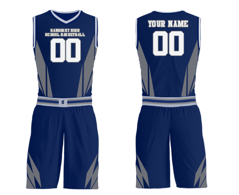 Womens Reversible Basketball Jersey, Sandusky High School Basketball, Men's Basketball, Teamtime, Team time, sublimation, custom sports apparel, team uniforms, spirit wear, spiritwear, sports uniforms, custom shirts, team store, custom team store, fundraiser sports, apparel fundraiser
