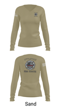 Littleville Fire & Rescue 55821755 Women's Long Sleeve V-neck Shirt - 47