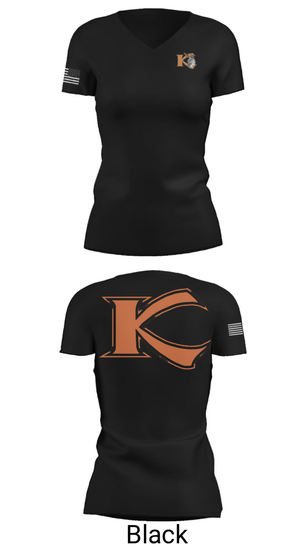 Women's Short Sleeve Vneck Shirt, Keshequa High School Basketball, Men's Basketball, Teamtime, Team time, sublimation, custom sports apparel, team uniforms, spirit wear, spiritwear, sports uniforms, custom shirts, team store, custom team store, fundraiser sports, apparel fundraiser